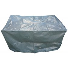 Housse de protection table barbecue rectangulaire - TITANIUM - 125x70x70 - Argent
