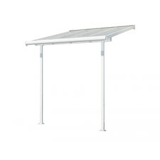 Toit-terrasse aluminium & polycarbonate Sierra 2x2 - Blanc
