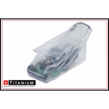 Housse de protection moyenne tondeuse - TITANIUM - 109x56x103 - transparente