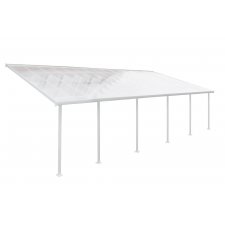 Toit Couv'Terrasse aluminium & polycarbonate Feria 4x10 - Blanc
