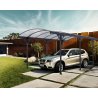 Carport aluminium & polycarbonate – Couv'Voiture 15,24 m² - Gris