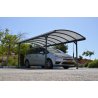 Carport aluminium & polycarbonate – Delage 5000 14,5 m² - Gris
